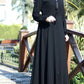 Plain Abaya With Zip