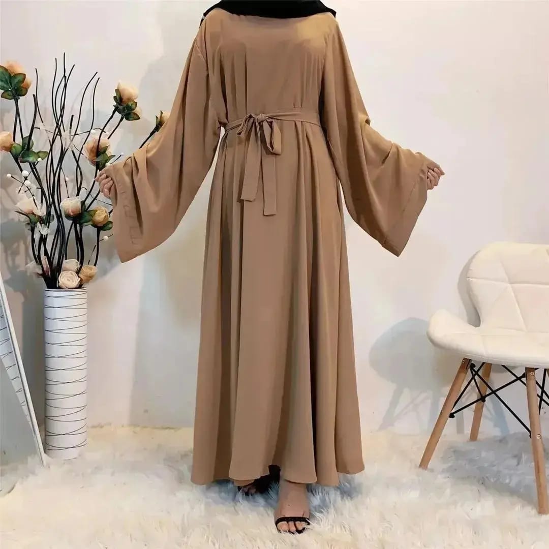 Plain Abaya With Robe